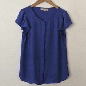 LOFT Flutter Sleeve Blouse 🦋